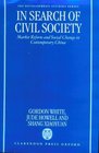 In Search of Civil Society Market Reform and Social Change in Contemporary China
