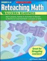 Reteaching Math Algebra Readiness MiniLessons Games  Activities to Review  Reinforce Essential Math Concepts  Skills