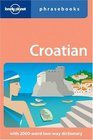 Croatian Lonely Planet Phrasebook