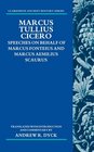 Marcus Tullius Cicero Speeches on Behalf of Marcus Fonteius and Marcus Aemilius Scaurus Translated with Introduction and Commentary
