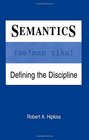 Semantics Defining the Discipline