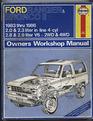 Ford Ranger and Bronco II 198386 Owner's Workshop Manual