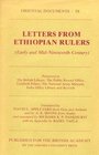Letters from Ethiopian Rulers