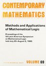 Methods and Applications of Mathematical Logic Proceedings