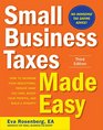 Small Business Taxes Made Easy Third Edition