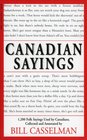 Canadian Sayings