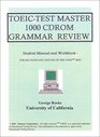 TOEIC Test Master 1000 CDROM  Grammar Review For Sections 5  6 of The TOEIC Test