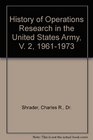 History of Operations Research in the United States Army V  2 19611973