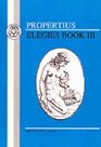 Propertius Elegies Book III