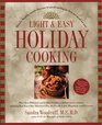 Light  Easy Holiday Cooking Simple Healthy Meals That Are As GoodTasting As They Are Good for You