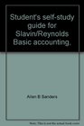 Student's selfstudy guide for Slavin/Reynolds Basic accounting