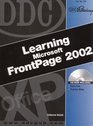 DDC Learning Microsoft FrontPage 2002