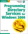 Programming Directory Services for Windows