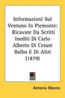 Informazioni Sul Ventuno In Piemonte Ricavate Da Scritti Inediti Di Carlo Alberto Di Cesare Balbo E Di Altri