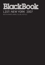 BlackBook Guide to New York 2007