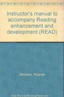 Instructor's manual to accompany Reading enhancement and development
