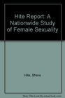 Hite Report Nationwide Study of Female Sexuality