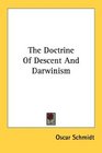 The Doctrine Of Descent And Darwinism