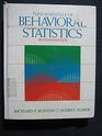 Fundamentals of behavioral statistics