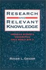 Research and Relevant Knowledge American Research Universities Since World War II