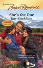 She's the One (Tulanes of Tennessee, Bk 5) (Harlequin Superromance, No 1621) (Larger Print)