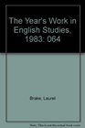The Year's Work in English Studies 1983