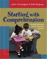 Starting With Comprehension Reading Strategies For The Youngest Learners
