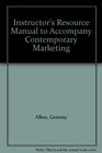 Instructor's Resource Manual to Accompany Contemporary Marketing