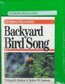 Peterson Field Guide  to Backyard Bird Song