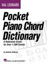 Hal Leonard Pocket Piano Chord Dictionary: A Reference Guide for Over 1,300 Chords (keyboard instruction)