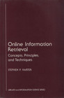 Online Information Retrieval Concepts Principles and Techniques