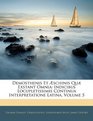 Demosthenis Et schinis Qu Exstant Omnia Indicibus Locupletissimis Continua Interpretatione Latina Volume 5