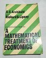 Introduction to a Mathematical Treatment of Economics