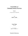 Vocal Solos for Christian Science Services Vol I Low Voice