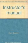 Instructor's manual