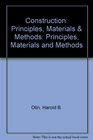 Construction Principles Materials  Methods