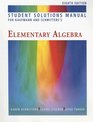 Student Solutions Manual for Kaufmann/Schwitters' Elementary Algebra 8th