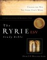 The Ryrie ESV Study Bible Calfskin Leather Black Red Letter