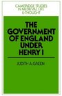 The Government of England Under Henry I