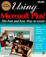 Using Microsoft Plus