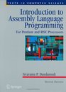 Introduction to Assembly Language Programming  For Pentium and RISC Processors