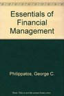Essentials of financial management Text and cases