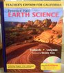 Earth Science California Teacher's Edition