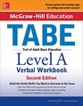 McGrawHill Education TABE Level A Verbal Workbook