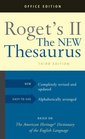 Roget's II: The New Thesaurus Third Edition