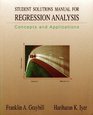 Student Solutions Manual for Regression Analysis Concepts and Applications