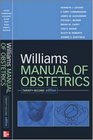 William's Manual of Obstetrics