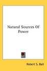 Natural Sources Of Power