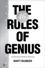 The 46 Rules of Genius An Innovator's Guide to Creativity