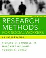Research Methods for Social Workers An Introduction 10th edition